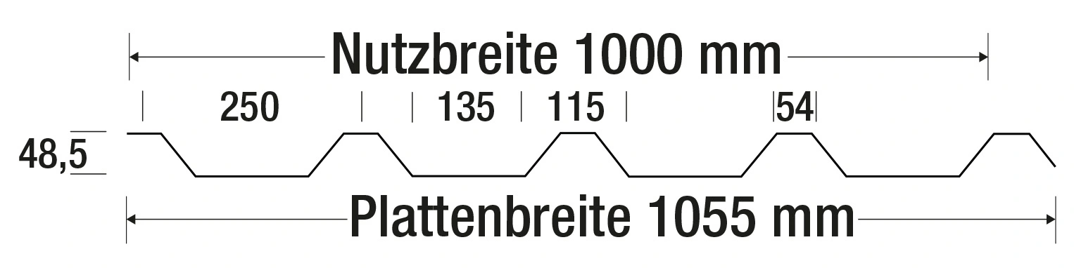 Querschnitt_VLF-250-50_Industrie-Lichtplatte-PVC_351550250K200