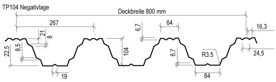 Querschnitt_TP-104-850_Dachprofil_506587TP104LR