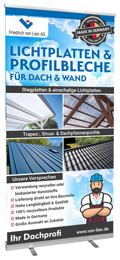 Roll-Up Profilbleche & Lichtplatten