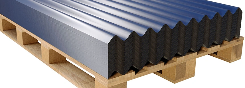 Blickdichte Platten auf der Palette für Ihren Verkaufsraum