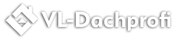 VL-Dachprofi Logo in weißer Farbe