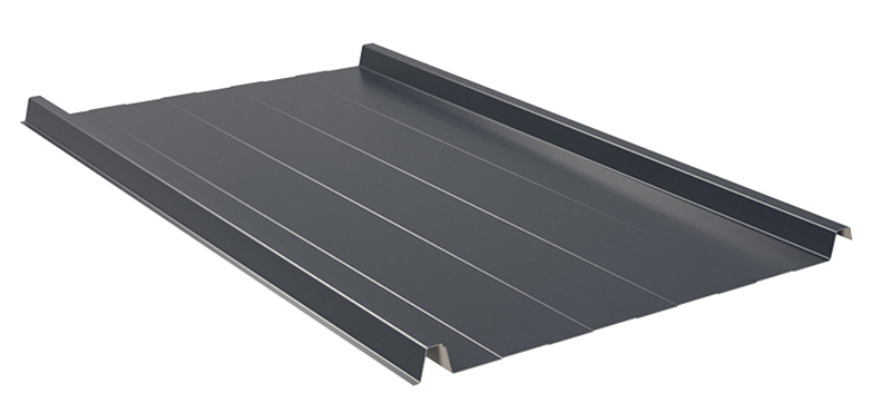 Nahaufnahme des WECKMAN Stehfalzblechs W-33/500