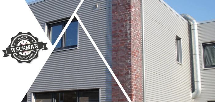 Terrassenüberdachung mit Profilblechen für mobile Ansichten, optimiert für Lichtverhältnisse und ökologische Wellplatten von SALUX® - Profilbleche aus deutscher Produktion.